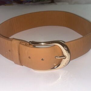 Michael Kors Tan PU Belt, Size 2